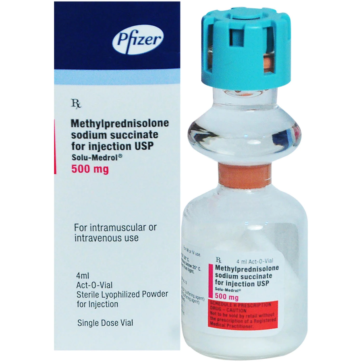 PositraRx: Your Local Online Pharmacy: SOLU-MEDROL 500 MG INJECTION