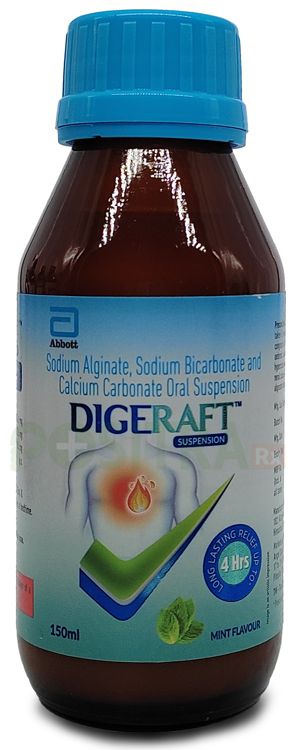 DIGERAFT MINT FLAVOUR SUSPENSION 150 ML | PositraRx: Your Local Online ...
