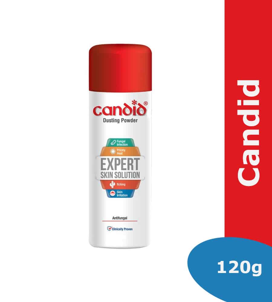 PositraRx Your Local Online Pharmacy CANDID DUSTING POWDER 120 GM