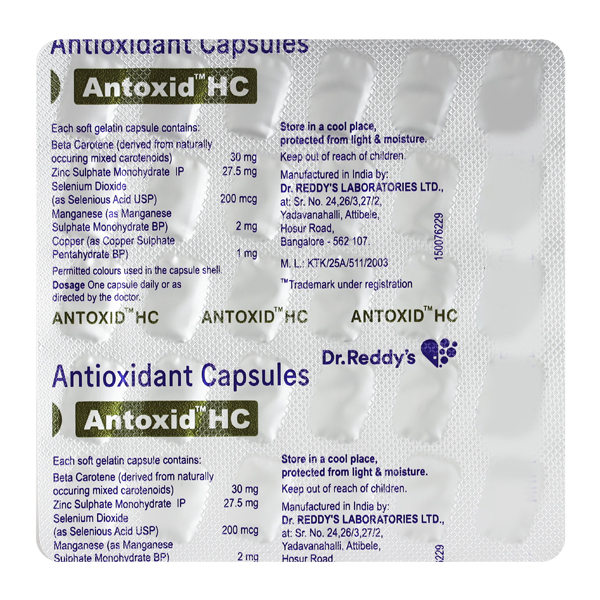 ANTOXID CAPSULE | PositraRx: Your Local Online Pharmacy
